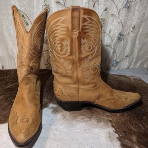 Women's suede cowgirl boots size 10.5